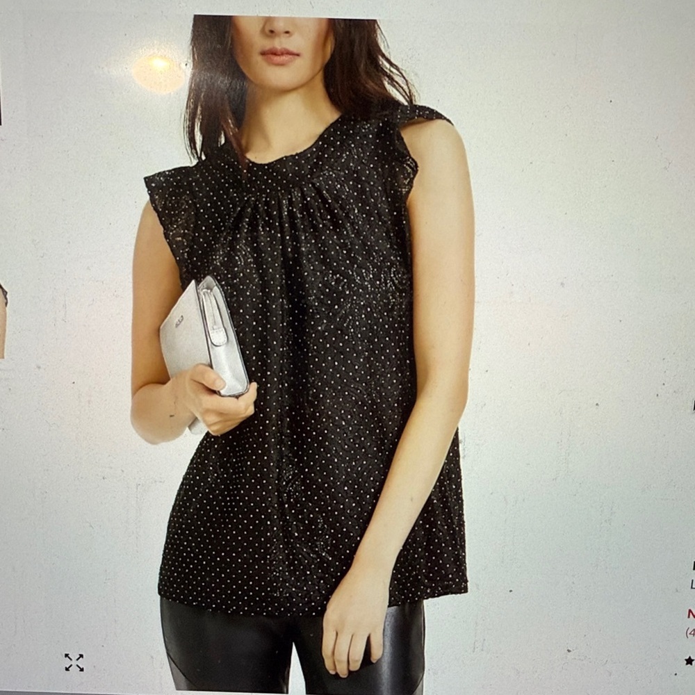 Michael‎ Kors Sequined Lace Top